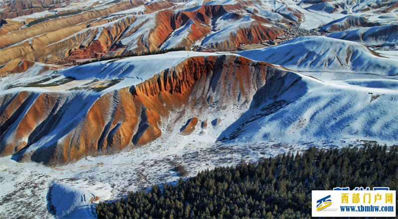 春雪润祁连:大气磅礴 银色连绵(图4) 春雪润祁连:大气磅礴 银色连绵(图4)