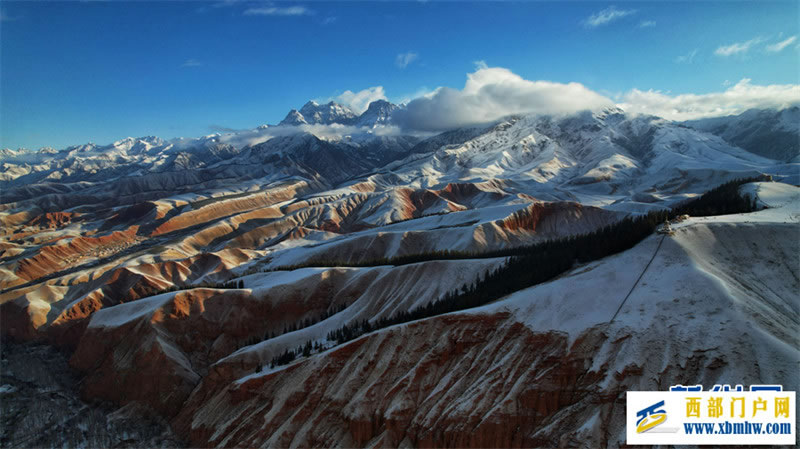 春雪润祁连:大气磅礴 银色连绵(图8) 春雪润祁连:大气磅礴 银色连绵(图8)