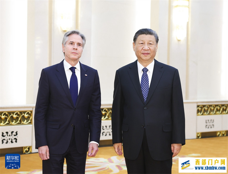 习近平会见美国国务卿布林肯(图1) 习近平会见美国国务卿布林肯(图1)