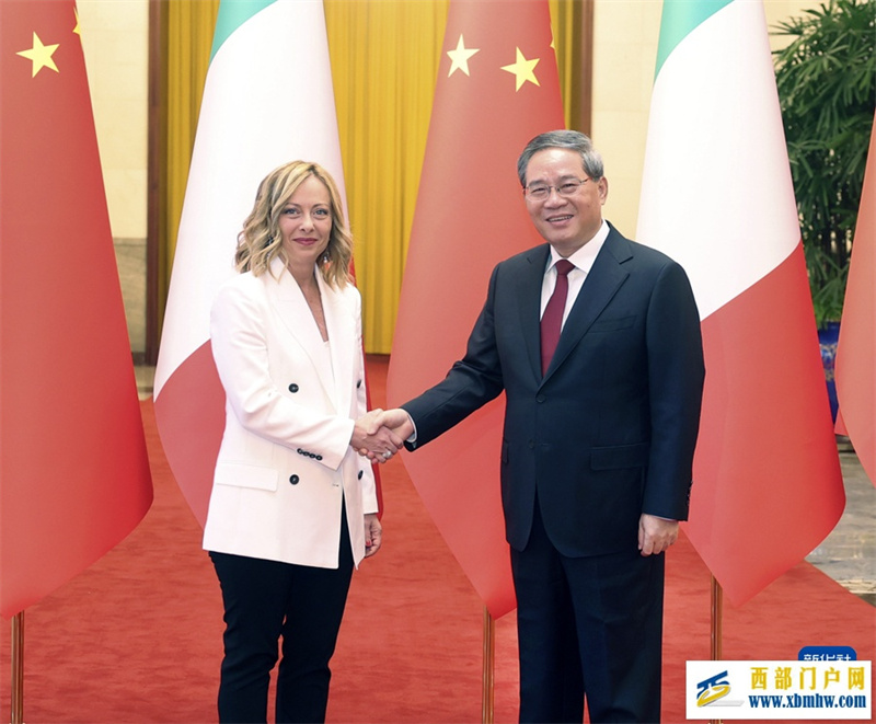 李强同意大利总理梅洛尼会谈(图1) 李强同意大利总理梅洛尼会谈(图1)